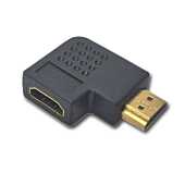 90 degree Right Angle HDMI adapter. Male to Female. Right Handed